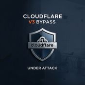 cloudflare V3 bypass Under attack logo