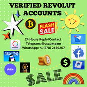 B,u,y Verified Revolut Accounts for Safe Transfers - in 2k25 logo