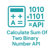 Calculate Sum Of Two Binary Number API logo