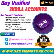 You can Buy Skrill Accounts with confidence and security. logo