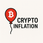 Cryptocurrency emission and inflation api logo