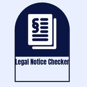 Legal notice checker logo