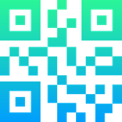 Advanced QR Code Generator API - with Center Text logo