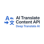 AI Translate Content API – Deep Translate AI logo