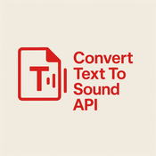 Convert text To Sound API logo
