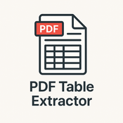 PDF Table extractor  logo