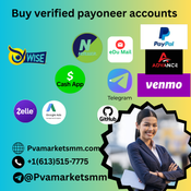 Buy verified payoneer accounts logo