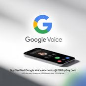 Buy Google Voice accounts create by real USA Verified Number logo