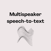 Multispeaker speech to text