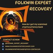 TRUSTED IN REGAIN YOUR LOST BTC WTH FOLKWIN EXPERT RECOVERY. logo