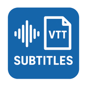 Audio to VTT subtitle logo