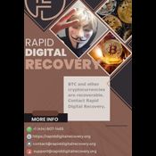 RECOVER SCAMMED USDT OR BTC THROUGH RAPID DIGITAL RECOVERY logo