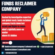 ENGAGE WITH FUNDS RECLAIMER COMPANY FOR CERTIFIED RECOVERY  logo