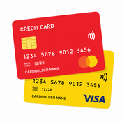 Dummy payment and banking data logo