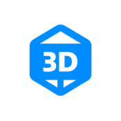 3D model creator logo