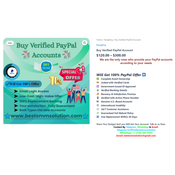 Buy Verified PayPal Account - Own a Verified PayPal logo