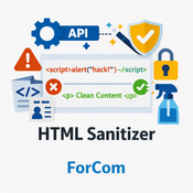 HTML Sanitizer — XSS-Safe Content Cleaner logo