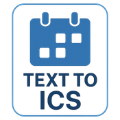 Text To ICS logo