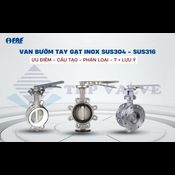 Van bướm tay gạt inox tối ưu cho hệ thống khắc nghiệt  logo