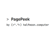 PagePeek - Free Website Screenshot API logo