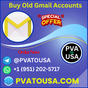 Buy an old Gmail account that will last a long time… logo