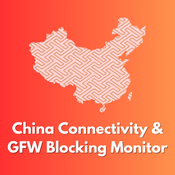 China Connectivity and GFW Blocking Checker (Multi-metric) logo