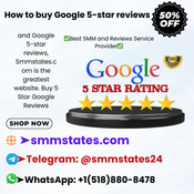 Buy 5 Star Google Reviews 100% Best New, Aged, PVA & Bulk logo