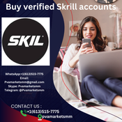 Buy verified Skrill accounts logo