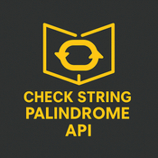 Check String Palindrome API logo