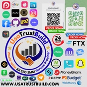 Buy LinkedIn Accounts (UsaTrustBuild) -500+Connestion. logo