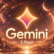 ✅ Gemini 3 Flash ✅ Frontier AI Text Generator by Google  logo