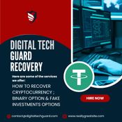 LOST BITCOIN AND YOU NEED A HELP CONTACT DIGITAL TECH GUARD logo
