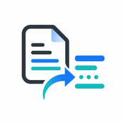Anything to text logo