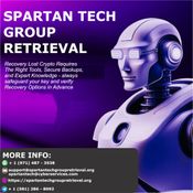 CRYPTO RECOVERY SERVICES HIRE SPARTAN TECH GROUP RETRIEVAL logo