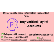  Buy Verified Paypal Accounts (Aged & Fresh) logo