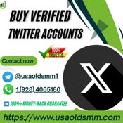 "Safe and Verified Twitter Accounts for Sale" logo