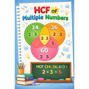 HCF(Highest Common Factor) of multiple numbers logo