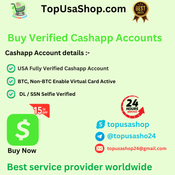Buy verified Cash App accounts from topusashop logo