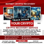 BOTNET CRYPTO RECOVERY,  RECOVERING LOST BITCOIN AND CRYPTO logo
