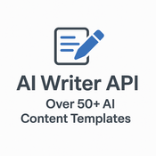 AI Writer API – Over 50+ AI Content Templates logo
