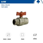  FAF 4010 – Van bi cho đường ống nhỏ, hiệu suất cao logo