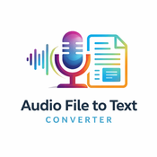Audio File to Text Converter logo