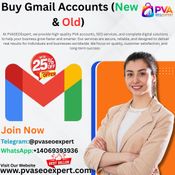 Buy Gmail Accounts (New & Old) - PVASEOExpert logo