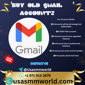 Want to Buy Old Gmail Accounts for work from our platform? logo