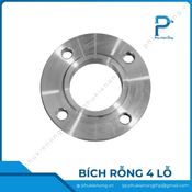 Mặt bích rỗng 4 lỗ JIS cho đường ống size vừa và nhỏ logo