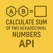 Calculate Sum Of Two Hexadecimal Number API logo