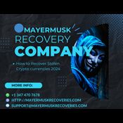 HOW TO RECOVER MY STOLEN BITCOIN HIRE MAYERMUSK RECOVERY logo