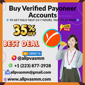 Top 3 Sites to Buy Verified Payoneer Accounts with Money logo