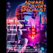  LEGIT BITCOIN RECOVERY COMPANY ADWARE RECOVERY SPECIALIST logo