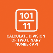 Calculate Division Of Two Binary Number API logo